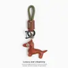 Colgante Llavero de Cuerda Hecho a Mano, Anillo Llavero de Coche de Alta Calidad, Cuerda Manual, Accesorio para Bolso