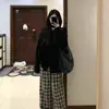 Cárdigan de Punto de Alta Calidad Estilo Perezoso para Otoño e Invierno para Mujer, Holgado Casual Versátil Abrigo de Punto Superior