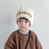 Gorro para Niños Otoño Invierno Bebé Lindo Gorro Tejido Niños Niñas Grueso Cálido Protección para Orejas Gorro Cortavientos Gorro de Lana