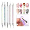 Set de 15 Piezas de Bolígrafos de Gel, Bolígrafos de Cristal, Bolígrafos de Silicona, Bolígrafos para Puntos, Bolígrafos para Dibujo de Líneas y Set de Pinceles para Pintar