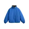 Ropa de Hombre Beijie Marca de Tendencia Americana Invierno 2025 Nueva Chaqueta de Algodón con Cuello Alto Chaqueta Cálida de Algodón para Hombre Chaqueta Gruesa de Color Sólido