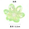 Colorido acrílico flor de lótus toro único furo oito pétalas flor contas soltas contas acessórios DIY artesanal material flor saco atacado