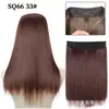 Extensión de Cabello de Pesca Transparente al por Mayor Transfronterizo Cabello Largo Liso para Mujeres 16 pulgadas Fibra Sintética Extensión de Cabello Invisible Pieza de Peluca