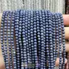 Suministrado directamente por el fabricante: cuentas redondas pequeñas de piedra natural, cuentas de arroz, cristal, turmalina, cuentas redondas de ágata, materiales hechos a mano para DIY, accesorios para pulseras