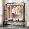 Varal para Secar Roupas para Varanda, Varal Dobrável para Quarto, Cabide Dobrável de Dupla Haste de Grande Capacidade