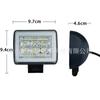 Luzes Auxiliares LED para Carro Transfronteiriças Holofotes para Caminhão Luzes para Motocicleta Carro Elétrico Farol Modificado Modelos de Plástico