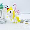 Llavero de Unicornio Colgante Silicona Cyber Celebrante Llavero de Unicornio Muñeco Colgante Ma Xiaochi Colgante de Unicornio