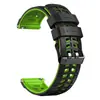 Novo Modelo do Fabricante Adequado para Samsung, Huawei, Garmin, Padrão Diagonal Universal Fivela de Duas Fileiras Pulseira de Relógio de Silicone 22mm Pulseira Esportiva