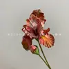 Íris Artificial Personalizada de 2 Cabeças Alice Eva de Alta Qualidade Decoração de Janela de Casamento Fabricante Estoque Pronto Atacado