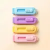 Borrador retráctil color macarrón para estudiantes de primaria, bajo residuo, fácil de borrar, portátil, papelería creativa, recargable