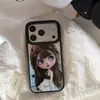 Funda Creativa para Teléfono Estilo Coreano de Muñeca Barbie Adecuada para Apple 17 Pro Max, iPhone 16, Linda para Niñas, 15, 14
