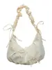 Bolsas Casuais Super Populares de Nicho para Mulheres 2026 Novo Estilo Popular Versátil Plissada Bolsa de Ombro Único para Axila Bolsa Transversal Fashion