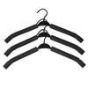 Colgador de esponja de alta calidad colgador de ropa colgador de tienda de ropa perchero para pantalones colgador de esponja de alta densidad negro 50g