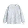 Moletom Tendência Outono/Inverno 2026 da Marca Pinyinhua, Algodão Tie-Dye, Gola Redonda, Manga Longa, para Homens, Jaqueta com Gola Canelada, Jaqueta Longa Masculina