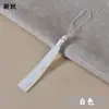 Fleco de Borlas Vintage con Perlas de Imitación 12 cm Borlas Rectas Colgantes de Estilo Antiguo para Hanfu Borla de Fleco para Cortina de Nudo Chino