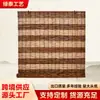 Persianas de caña multicolores hechas de materiales naturales, cortinas bloqueadoras de sol para sala de estar, dormitorio, ventanal, cortinas divisorias, cortinas decorativas tejidas