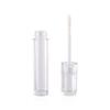 Tubo de esmalte labial redondo transparente de 4ml, tubo de ar cosmético de plástico com haste de escova, tubo de líquido para crescimento de cílios, tubo de esmalte labial