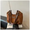 Bolso versátil transfronterizo para mujer, nueva colección primavera 2026, bolso de hombro retro de alta gama, bolsa tote de gran capacidad