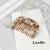 Pente de Cabelo de Acetato Luohuo Jewelry Pente de Cabelo para Menina Pente Portátil Novo Souvenir Pente Pequeno para Cabelo Venda por Atacado