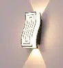 2024 creativa nueva lámpara de pared LED emisora de luz nórdica habitación dormitorio pared de fondo lámpara de pared impermeable exterior venta al por mayor