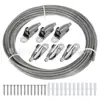 Amazon Cuerda Colgante Ajustable Cuerda para Colgar Cuadros de Doble Extremo Acero Inoxidable Cable Colgante Móvil Cuerda para Colgar Marcos de Fotos Exposición de Cuadros