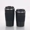 Taza de Café Térmica de Acero Inoxidable 304 Transfronteriza con Cubierta de Cuero, Portátil al Vacío que Conserva el Frío para Deportes al Aire Libre y Montaje en Coche