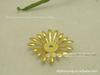 Acessórios DIY cobre puro 26mm suporte de flor pistilo hairpin acessórios DIY