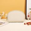 Bolsa Cosmética de PU de Gran Capacidad y Alta Calidad con Textura de Bambú, Bolsa Portátil para Almacenamiento de Cosméticos, Bolsa Impermeable para Artículos de Aseo