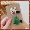 Pasador de Navidad Papá Noel pasador de pico de pato niña tocado lindo clip lateral accesorios para el cabello pasador para flequillo accesorios
