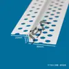 En Stock Perfil de Techo de Pladur Perfil de Esquina Decorativo en Forma de Z de PVC Tira de Borde de Plástico 2.4m