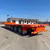 Exportar Exportar Semirremolque de Plataforma Baja para Transporte de Equipo Pesado, Semirremolque de Plataforma Baja Ligero