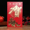 Bolsa de Dez Mil Yuan Grande Envelope Vermelho Cartão de Papel Rígido de Dez Mil Yuan Envelope de Dinheiro da Sorte Pode Conter 1-2 Dez Mil Yuan Dinheiro de Mão Grande Envelope Vermelho Um Pacote de 6