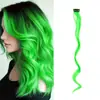 Extensões de Cabelo Cacheado Tingido Colorido para Pendurar na Orelha no Atacado, Um Cartão de Mechas para Mulheres, Mechas Naturais Invisíveis, Mechas Rosas