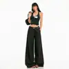 26Ss 2026 Novo Estilo Retro Americano Primavera/Verão Versátil Confortável Preguiçoso para o Trabalho Calças Plissadas Emagrecedoras Compridas