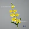 Tela de Seda Cymbidium Rama Única Ramo de Simulación Escena de Boda Disposición Arco de Carretera Arreglo Floral Tienda en Casa Decoración de Sala de Estar
