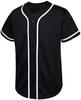 2024 transfronteiriço Amazon impressão digital cardigã masculino uniforme de beisebol camiseta de beisebol camisa respirável solto código europeu