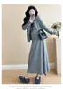 Traje de Maternidad Estilo Celebridad de Internet Pequeño Aroma Nuevo Moda Otoño e Invierno 2025 Suéter Tejido Efecto Adelgazante Conjunto de Dos Piezas para Mamá Hot