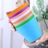 Maceta Pequeña al Por Mayor Maceta Abierta para Suculentas Boca Ancha Maceta para Rosas Pothos Precio Maceta de Resina Gruesa y Colorida para Suculentas