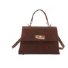 Bolso Kelly Corduroy Fresco Versátil Nuevo Verano 2024 para Mujer Bolso de Hombro de Fresa Lindo Moda Coreana Bolso Cruzado