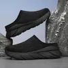 Chinelos leves de meia entrada para casal cross-border, sapatos casuais respiráveis de malha masculinos, sapatos versáteis de sola grossa femininos
