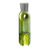Escova de Tampa de Copo Três em Um, Escova de Limpeza para Frestas e Sulcos de Copos de Água, Escova para Boca de Copo Térmico, Escova de Copo com Esponja e Cabo Longo
