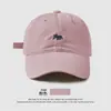 Gorra de Béisbol Bordada de Zorro Pequeño Modelo Nuevo 2026 para Hombres y Mujeres, Ala Ancha, Adelgazante de Rostro, Protector Solar, Transpirable, Informal, Versátil