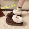 Zapatos de Algodón Gruesos Cálidos de Moda Versátiles para Niños Cubre-Tacón de Terciopelo Plus para Mujer Botas de Nieve Nuevas Llegadas Invierno Zapatos para Mujer 2026