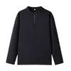 Nuevo Estilo #290g Sudadera Polar Decathlon Media Cremallera Forrada de Terciopelo Estilo Otoño e Invierno Sudadera Unisex con Soporte para Impresión de Logotipo Personalizado con Imágenes Proporcionadas