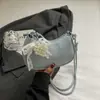 Bolso de Textura de Nicho Bolso de Mano para Mujer Verano 2025 Nuevo Bolso Simple Tipo Bollo Bolso de Hombro de Moda Bolso Cruzado