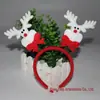 Tiara de Natal Chifre de Alce Fivela de Cabeça Faixa de Cabeça de Natal Grampo de Cabelo Infantil Adulto Acessório de Cabeça Feminino Festa Suprimentos de Natal Presilha