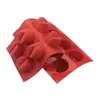 8 formas redondas de bolo médio, mousse, pão, silicone de grau alimentício, forma de gelo, bolo, gelatina
