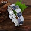 Pulsera Elástica Cuadrada Geométrica de Esmalte de Venta Caliente Transfronteriza para Mujer, Pulsera Cuadrada Irregular de Moda y Gama Alta