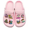 Serie de Frases para Consolas de Videojuegos Nuevas Transfronterizas Zuecos Zapatos Hebillas de Zapatos de Flores Decoraciones de Zapatos de Dibujos Animados Accesorios Listos para la Venta
