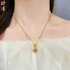 Mismo estilo tienda de oro circón rombo flor pulsera estilo palacio retro collar exquisito anillo de lujo ligero alta gama al por mayor